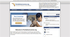 Desktop Screenshot of floridagunlicense.org